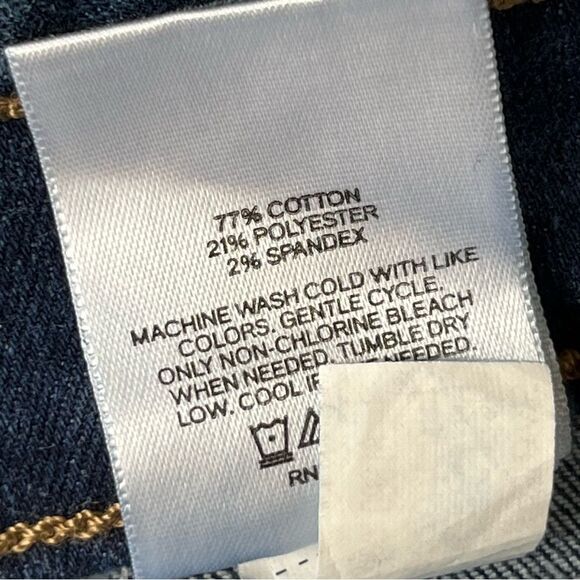 Express Jeans Size 14 Cropped Wide Leg High Rise Jeans with Button Fly - Picture 9 of 9